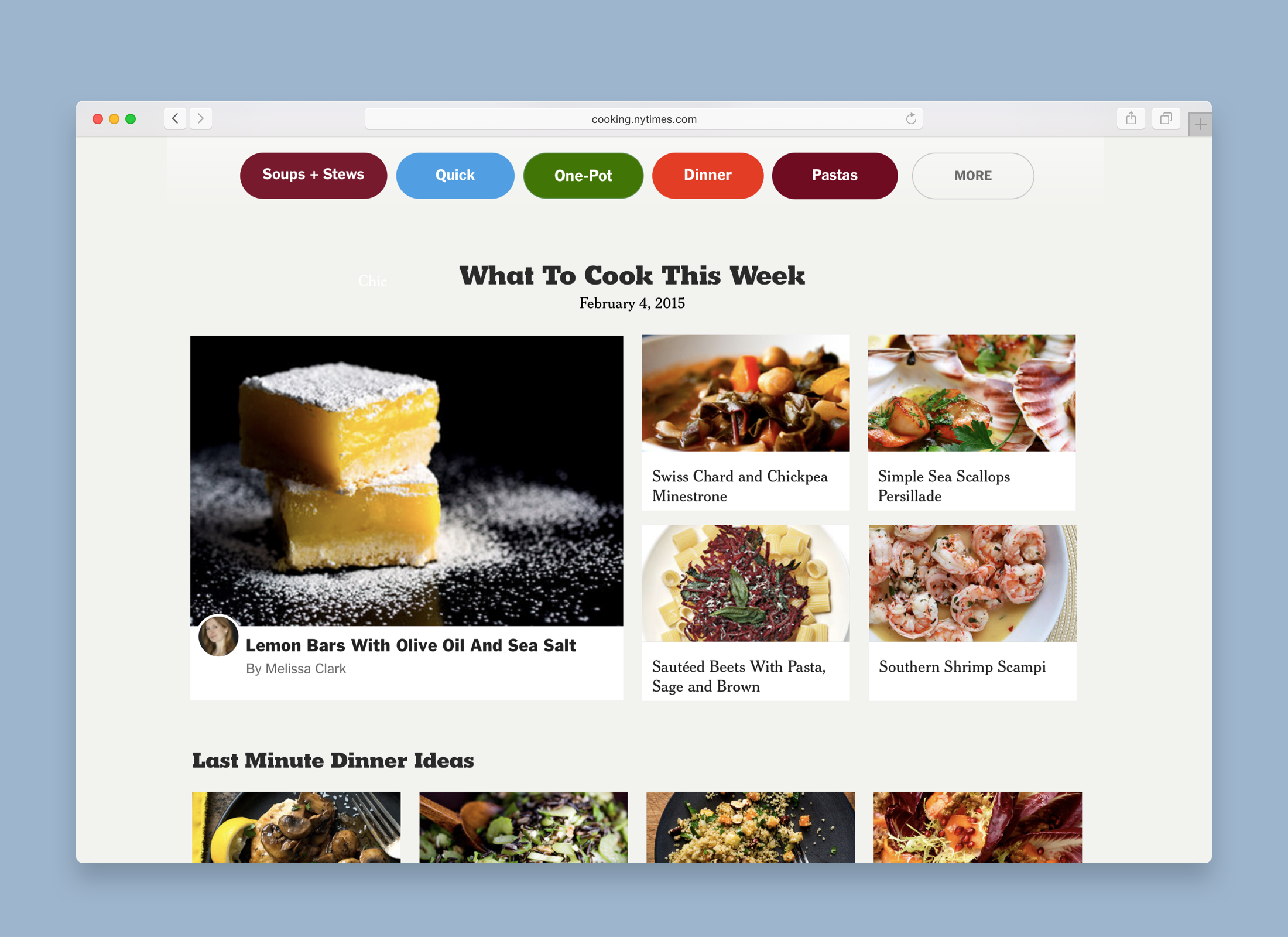 Homepage collections, presented for stakeholders