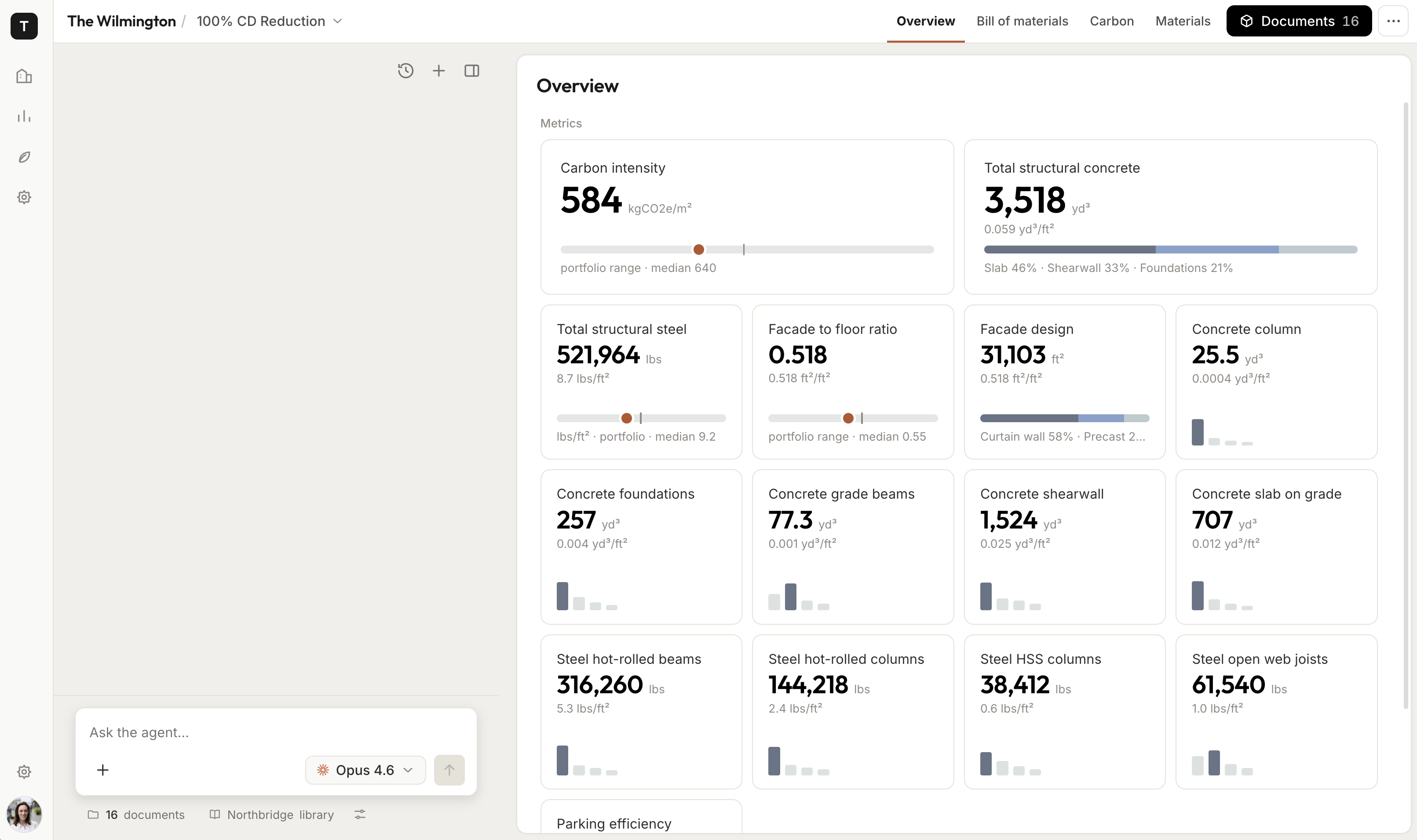 Building metrics to compare key data points