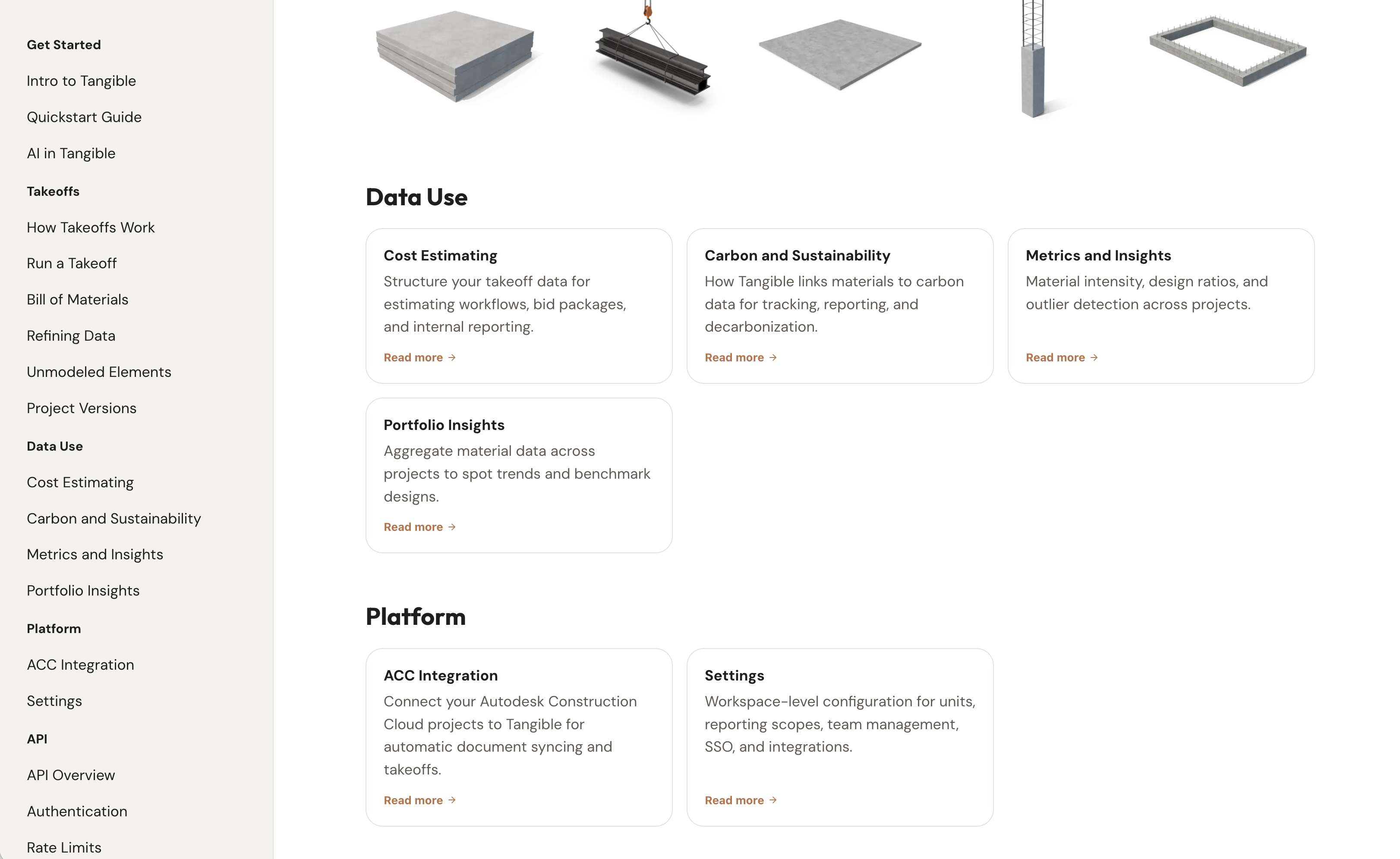 Documentation site, Data Use and Platform guides